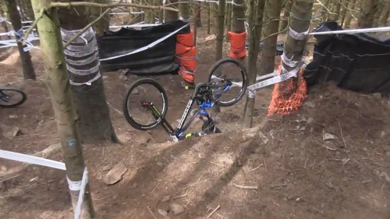 chute à bicyclette