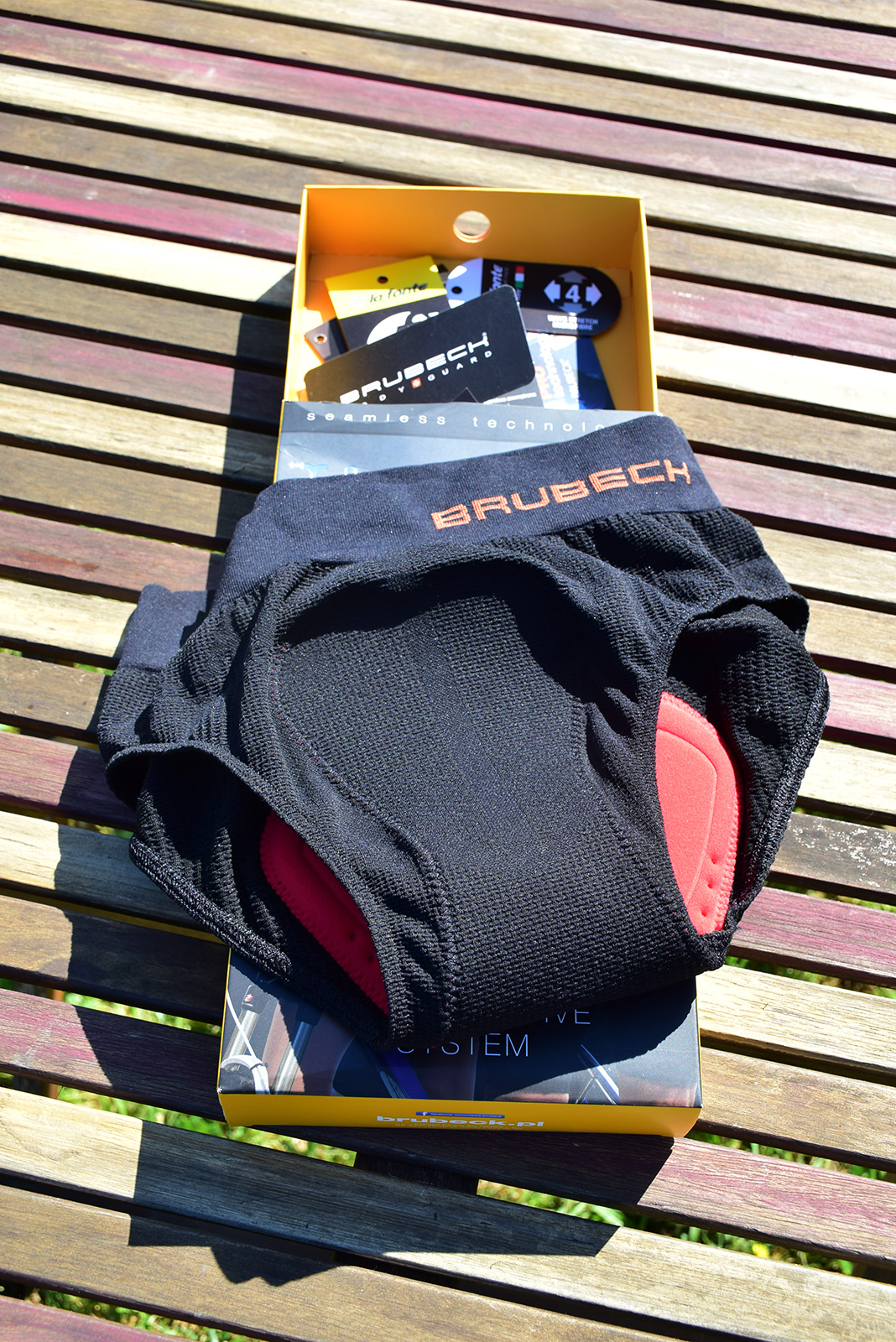 test BRUBECK slip rembourre pour velo I Love Bicyclette
