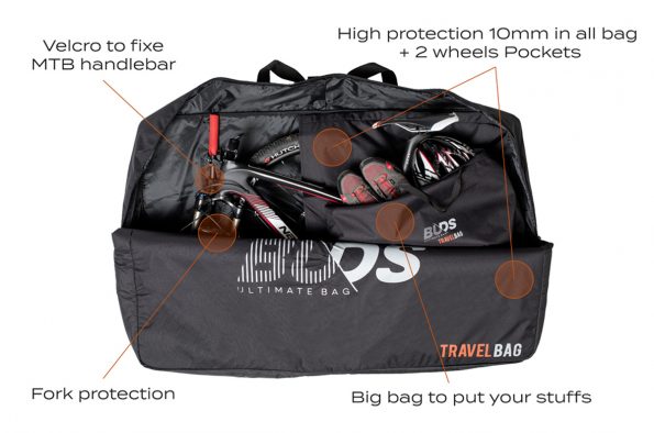 housse transport vélo TRAVELBag de Buds